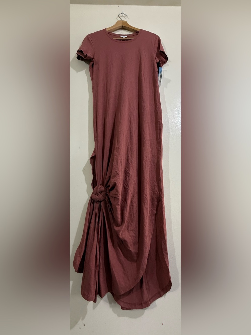 Tavik Rosewood Maxi Dress with Side Knot